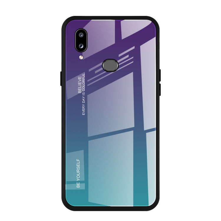 Gradient Color Glass Case, For Galaxy A10s, For Galaxy A80, For OnePlus 7