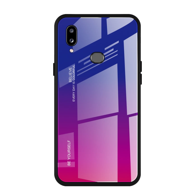 Gradient Color Glass Case, For Galaxy A10s, For Galaxy A80, For OnePlus 7