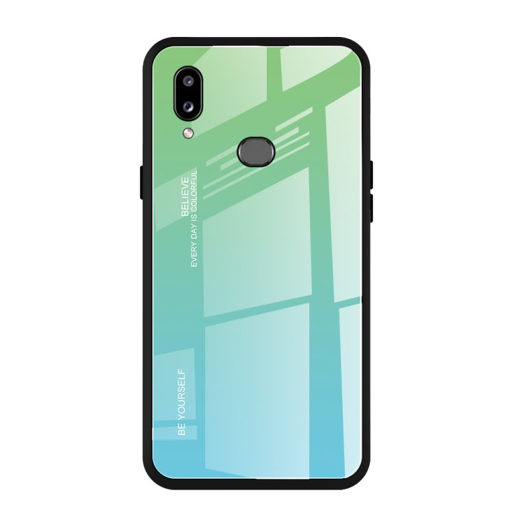 Gradient Color Glass Case, For Galaxy A10s, For Galaxy A80, For OnePlus 7