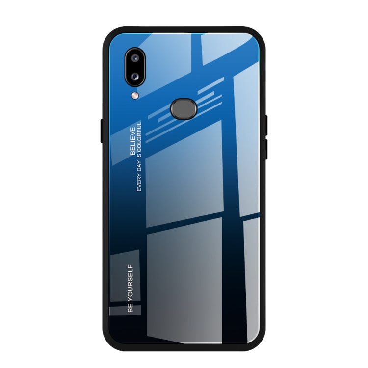 Gradient Color Glass Case, For Galaxy A10s, For Galaxy A80, For OnePlus 7