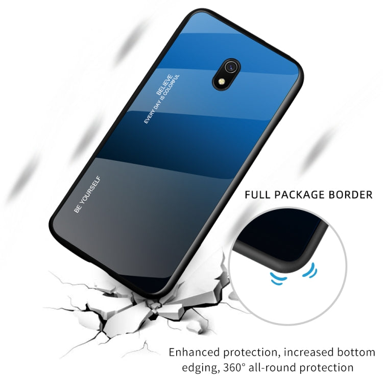 Gradient Color Glass Case, For Xiaomi Redmi 8A, For Xiaomi Redmi Note 8T, For Huawei Enjoy 10