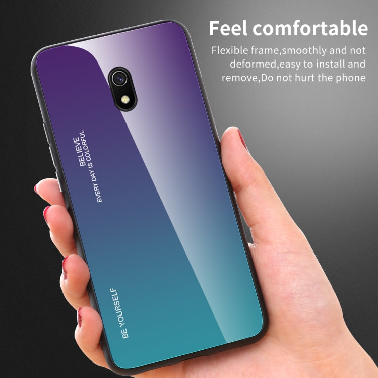 Gradient Color Glass Case, For Xiaomi Redmi 8A, For Xiaomi Redmi Note 8T, For Huawei Enjoy 10