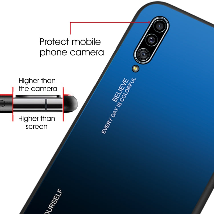 Gradient Color Glass Case, For Galaxy A90 5G, For Xiaomi Mi CC9 Pro, For Galaxy S10 5G