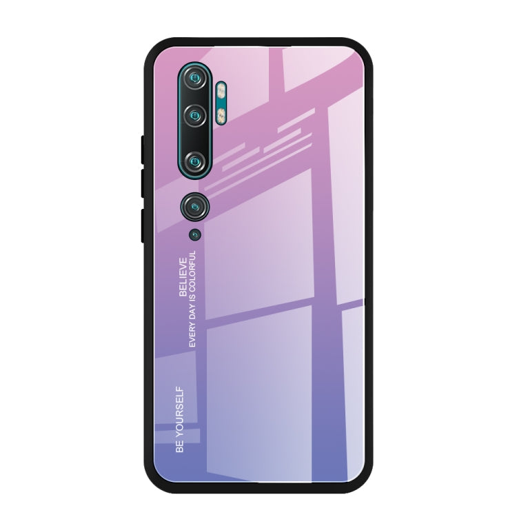 Gradient Color Glass Case, For Galaxy A90 5G, For Xiaomi Mi CC9 Pro, For Galaxy S10 5G