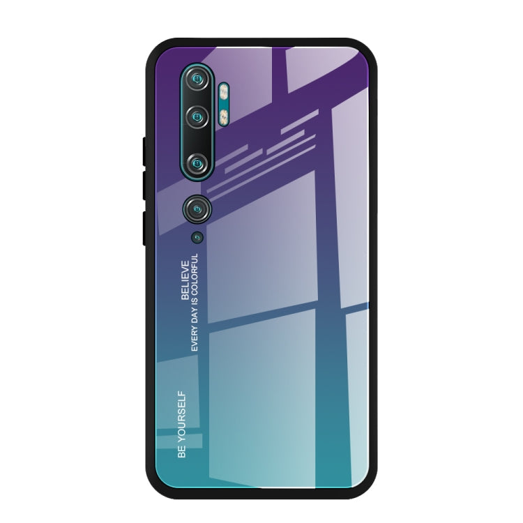 Gradient Color Glass Case, For Galaxy A90 5G, For Xiaomi Mi CC9 Pro, For Galaxy S10 5G