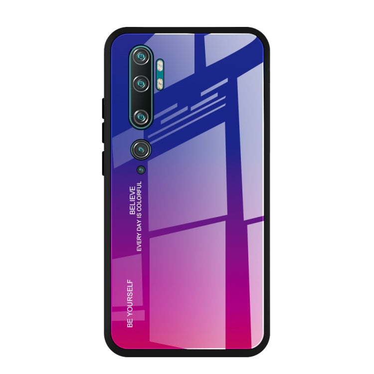 Gradient Color Glass Case, For Galaxy A90 5G, For Xiaomi Mi CC9 Pro, For Galaxy S10 5G