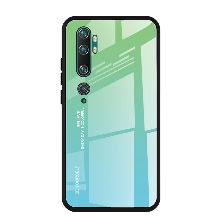 Gradient Color Glass Case, For Galaxy A90 5G, For Xiaomi Mi CC9 Pro, For Galaxy S10 5G