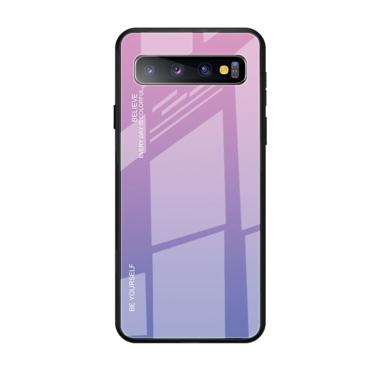 Gradient Color Glass Case, For Galaxy A90 5G, For Xiaomi Mi CC9 Pro, For Galaxy S10 5G