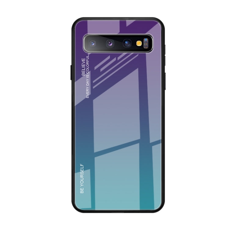Gradient Color Glass Case, For Galaxy A90 5G, For Xiaomi Mi CC9 Pro, For Galaxy S10 5G