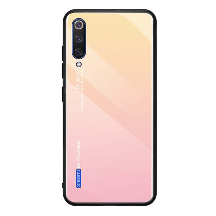 Gradient Color Glass Case, For Xiaomi Mi CC9e, For iPhone SE 2022 / SE 2020 / 8 / 7, For iPhone XS / X
