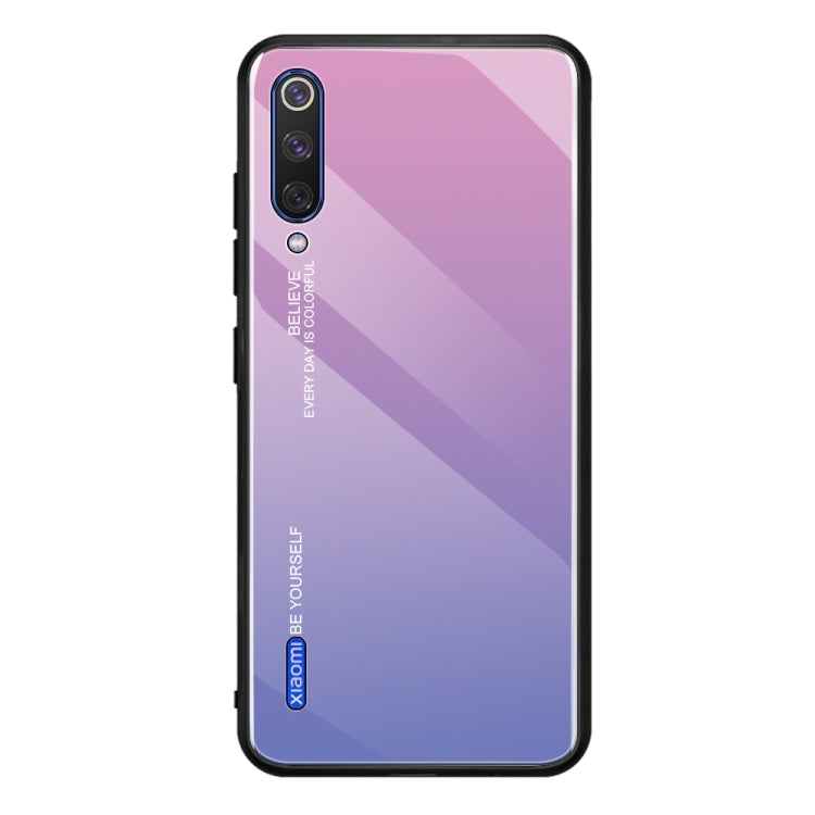 Gradient Color Glass Case, For Xiaomi Mi CC9e, For iPhone SE 2022 / SE 2020 / 8 / 7, For iPhone XS / X