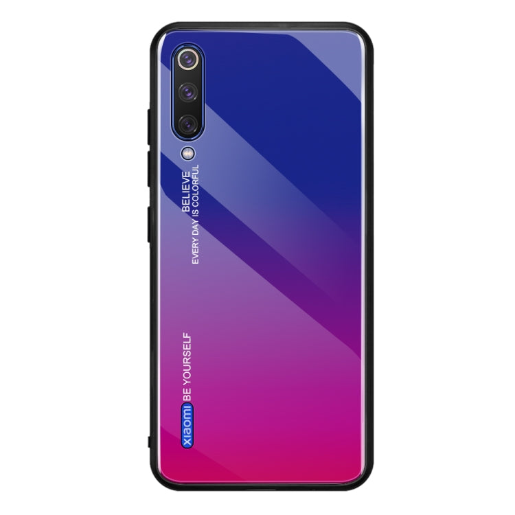 Gradient Color Glass Case, For Xiaomi Mi CC9e, For iPhone SE 2022 / SE 2020 / 8 / 7, For iPhone XS / X