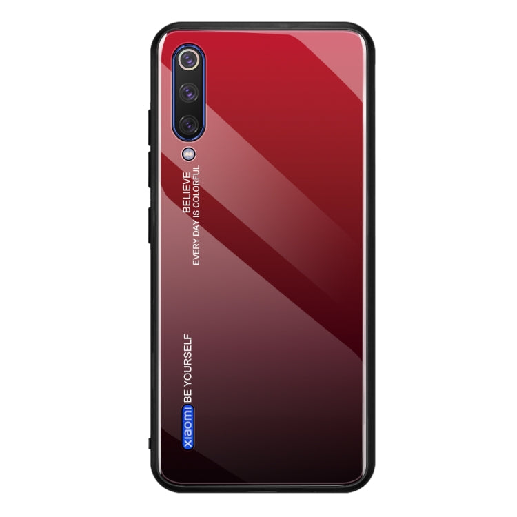 Gradient Color Glass Case, For Xiaomi Mi CC9e, For iPhone SE 2022 / SE 2020 / 8 / 7, For iPhone XS / X