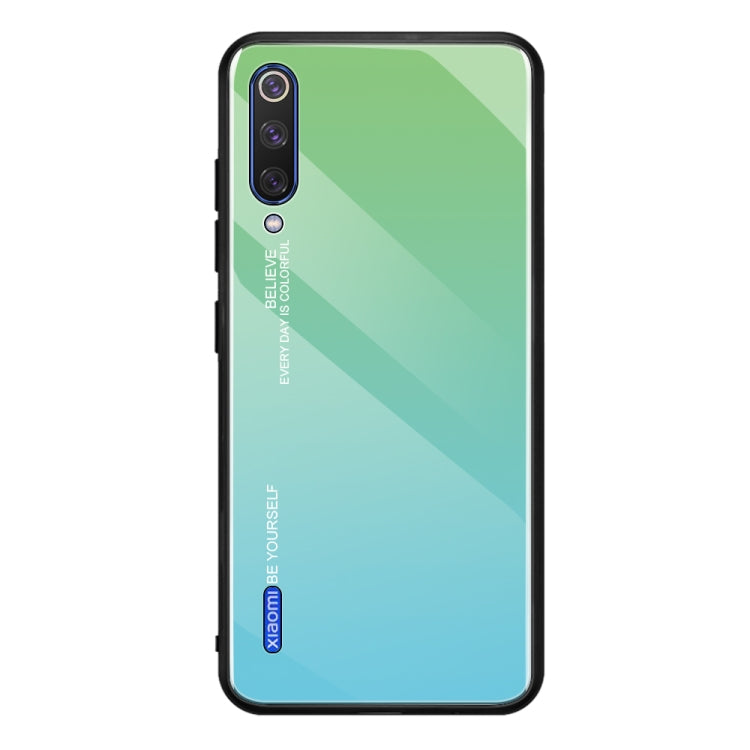 Gradient Color Glass Case, For Xiaomi Mi CC9e, For iPhone SE 2022 / SE 2020 / 8 / 7, For iPhone XS / X