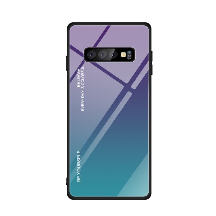 Gradient Color Glass Case, For Galaxy Note 9, For Galaxy S9, For Galaxy S10
