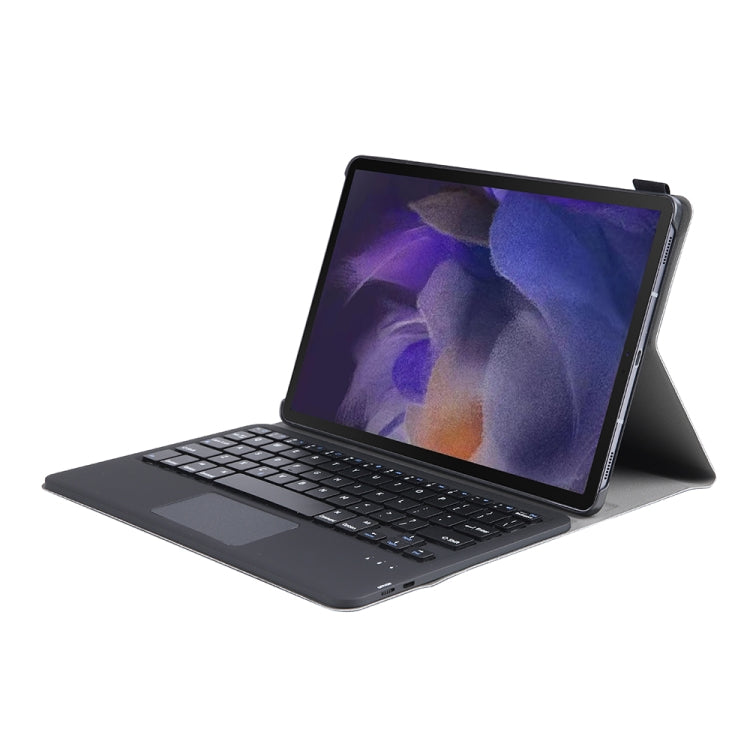 A08-A Ultra-thin Bluetooth Keyboard Leather Case with Touchpad For Samsung Galaxy Tab A8 2021 SM-X205 / SM-X200, A08-A