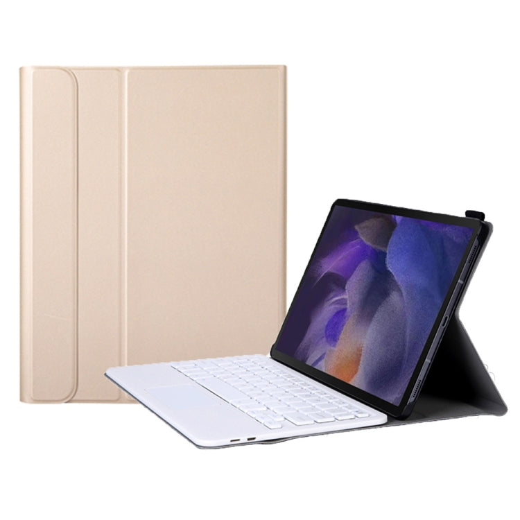 A08-A Ultra-thin Bluetooth Keyboard Leather Case with Touchpad For Samsung Galaxy Tab A8 2021 SM-X205 / SM-X200, A08-A