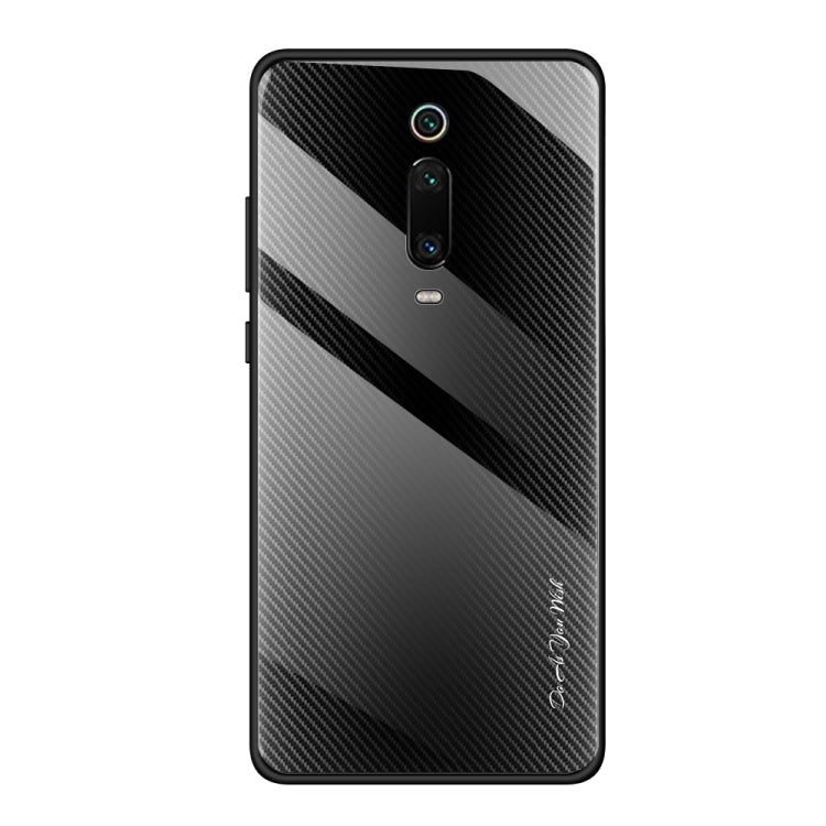 Texture Gradient Glass Protective Case, For Huawei Nova 5i Pro, For Xiaomi Redmi K20 / K20 Pro / 9T, For Xiaomi Redmi Note 7, For Xiaomi CC9 Pro