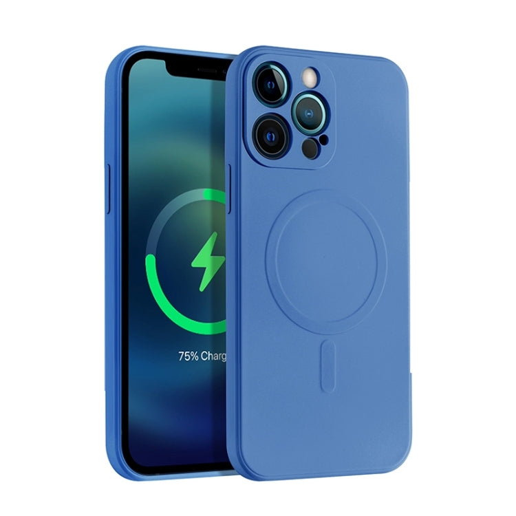 Liquid Silicone Full Coverage Magsafe Phone Case, For iPhone 12 mini, For iPhone 12, For iPhone 12 Pro