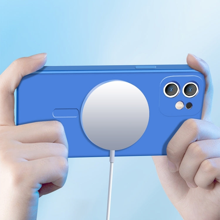 Liquid Silicone Full Coverage Magsafe Phone Case, For iPhone 12 Pro Max, For iPhone 11, For iPhone 11 Pro