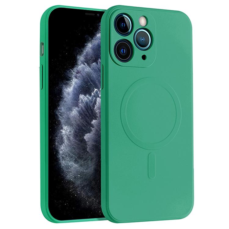 Liquid Silicone Full Coverage Magsafe Phone Case, For iPhone 12 Pro Max, For iPhone 11, For iPhone 11 Pro