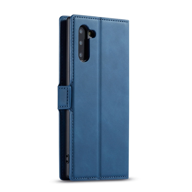 For Galaxy Note10 Forwenw Dream Series Oil Edge Strong Magnetism Horizontal Flip Leather Case with Holder & Card Slots & Wallet & Photo Frame(Blue)