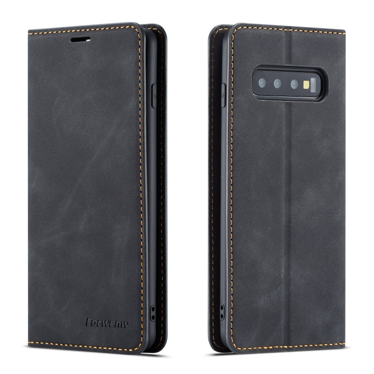 Forwenw Dream Series Oil Edge Strong Magnetism Horizontal Flip Leather Case with Holder & Card Slots & Wallet & Photo Frame, For Galaxy S9+, For Galaxy S10, For Galaxy S10+, For Galaxy S10e, For iPhone 6s / 6, For iPhone 6s Plus / 6 Plus