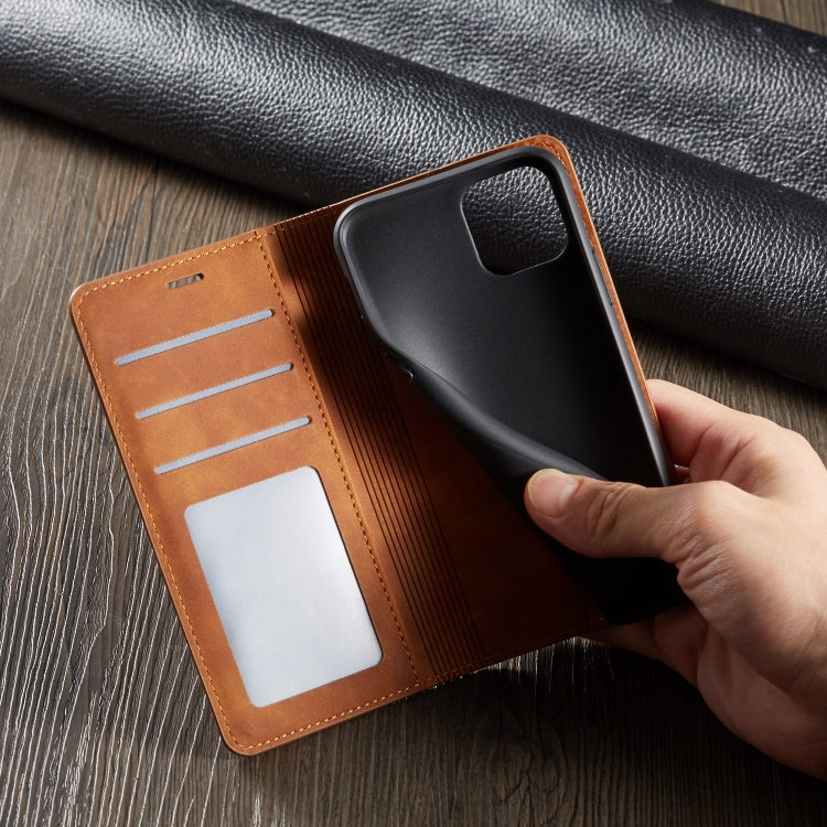 For iPhone 11 Pro Forwenw Dream Series Oil Edge Strong Magnetism Horizontal Flip Leather Case with Holder & Card Slots & Wallet & Photo Frame(Black)