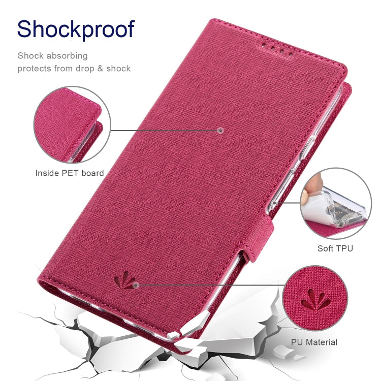 For Google Pixel 6 ViLi K Series Magnetic Buckle Horizontal Flip Leather Phone Case(Rose Red)