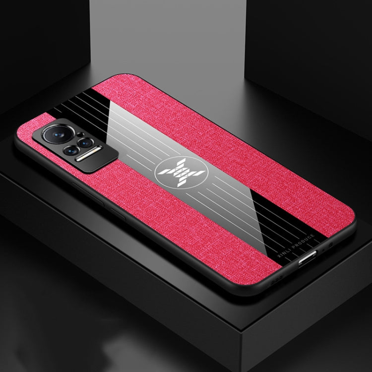 For Xiaomi Civi XINLI Stitching Cloth Texture TPU Phone Case(Red)