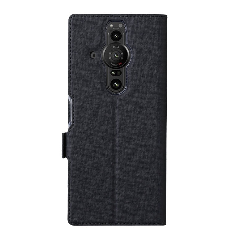 For Sony Xperia Pro-I ViLi K Series Magnetic Buckle Horizontal Flip Leather Phone Case(Black)