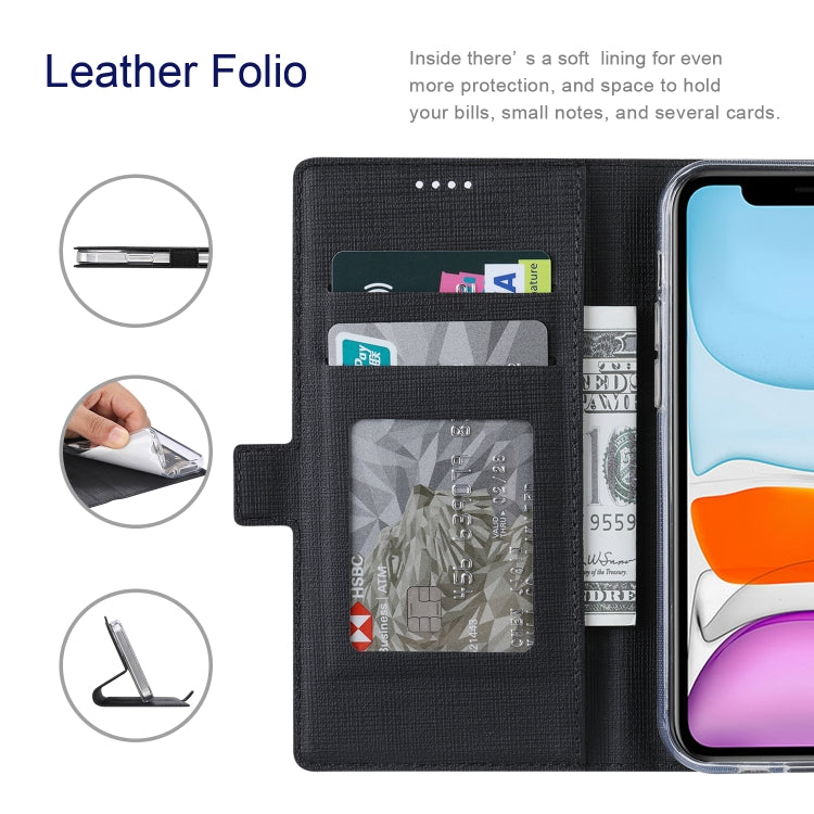 For Sony Xperia Pro-I ViLi K Series Magnetic Buckle Horizontal Flip Leather Phone Case(Black)