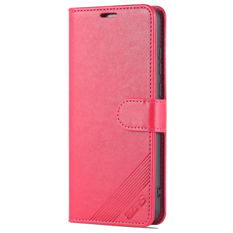 For Huawei Enjoy 20e AZNS Sheepskin Texture Flip Leather Phone Case(Red)