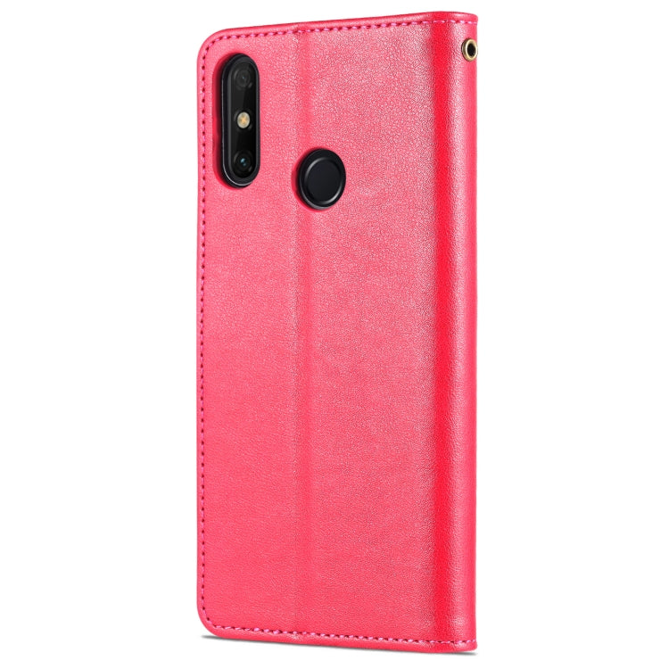 For Huawei Enjoy 20e AZNS Sheepskin Texture Flip Leather Phone Case(Red)