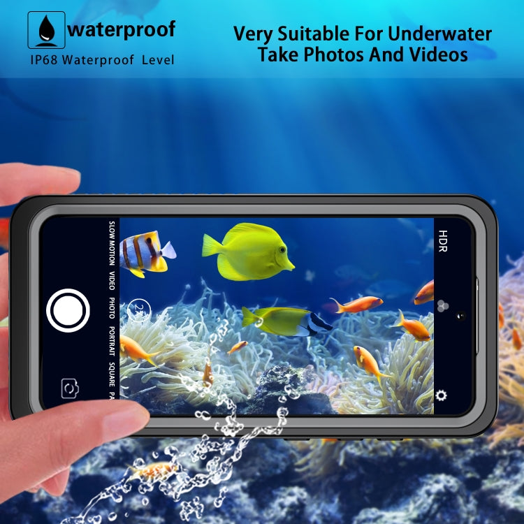 For Samsung Galaxy S21 FE 5G RedPepper Shockproof Waterproof PC + TPU Phone Case(Black)