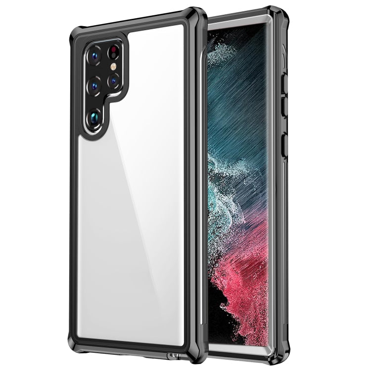 RedPepper Transparent Dot Shockproof Waterproof PC + TPU Phone Case, For Samsung Galaxy S22 5G, For Samsung Galaxy S22 Ultra 5G