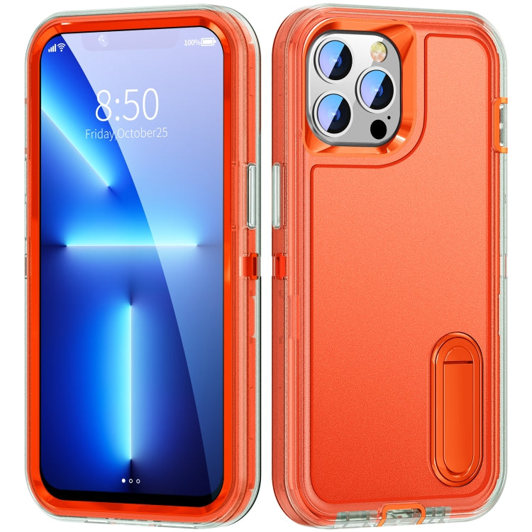 3 in 1 Rugged Holder Phone Case, For iPhone 13, For iPhone 13 Pro
