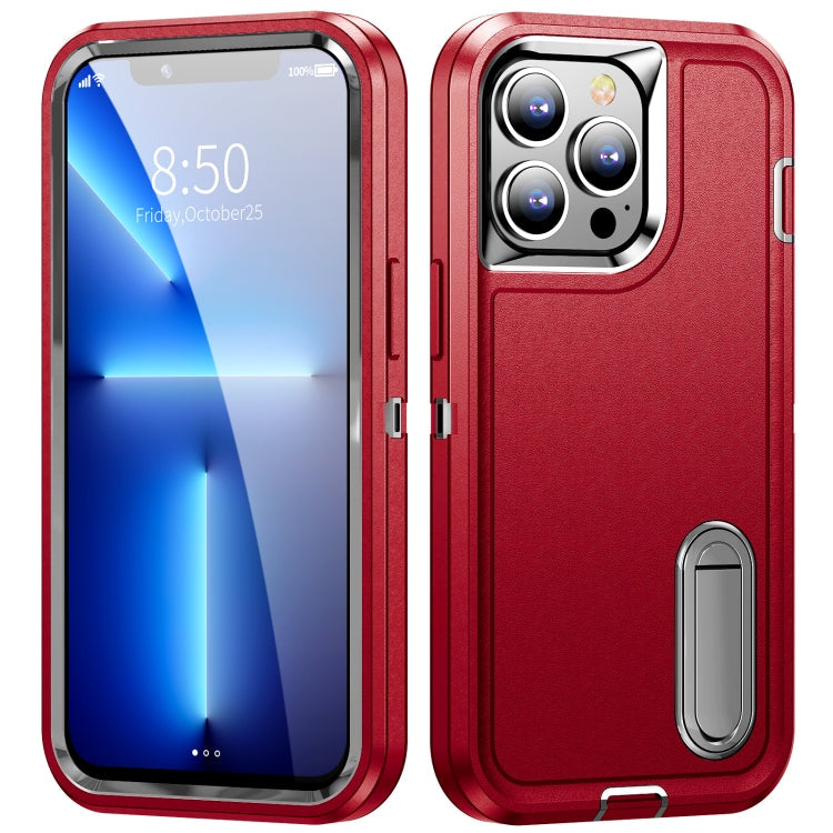 3 in 1 Rugged Holder Phone Case, For iPhone 12 Pro Max, For iPhone 11, For iPhone 11 Pro