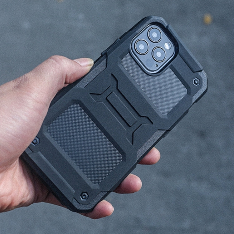 For iPhone 12 Pro Max FATBEAR Armor Shockproof Cooling Case(Black)