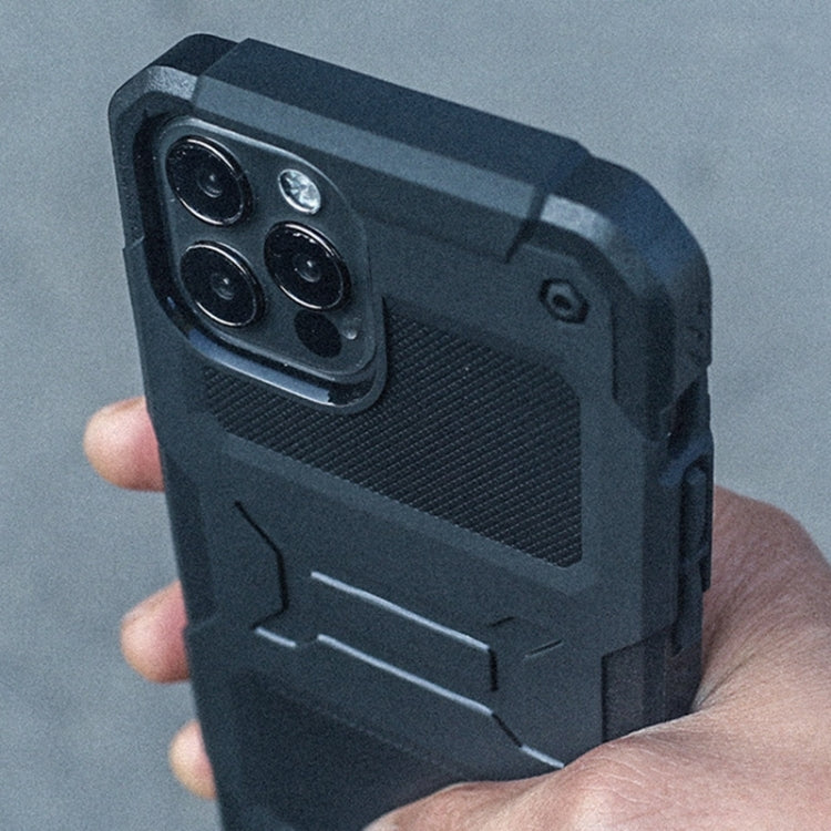 For iPhone 12 Pro Max FATBEAR Armor Shockproof Cooling Case(Black)