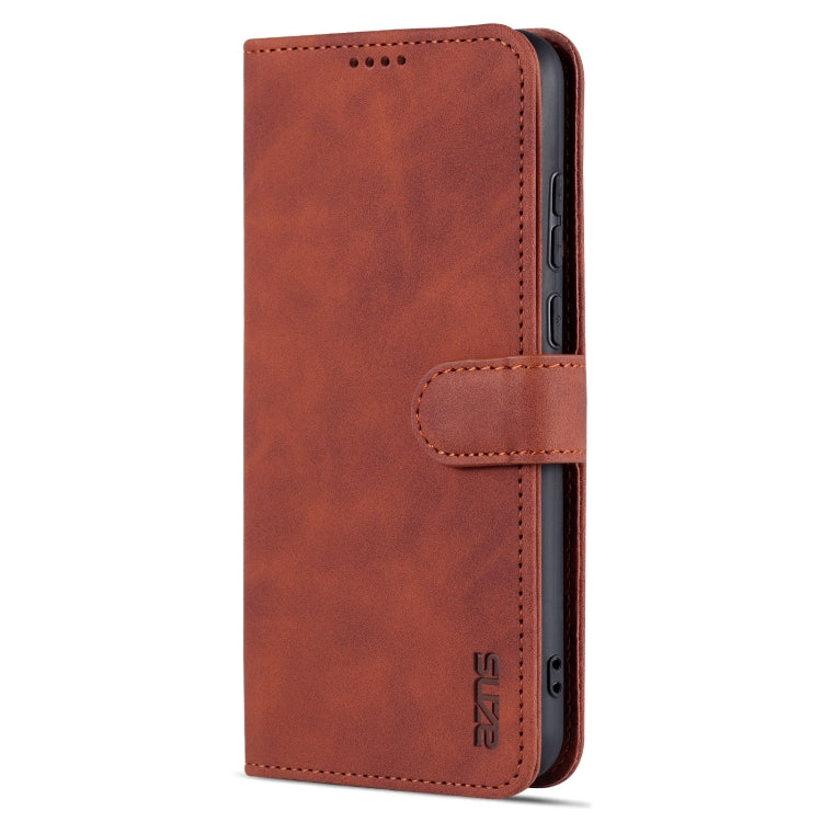 For Huawei Enjoy 20e AZNS Skin Feel Calf Texture Horizontal Flip Leather Phone Case(Brown)