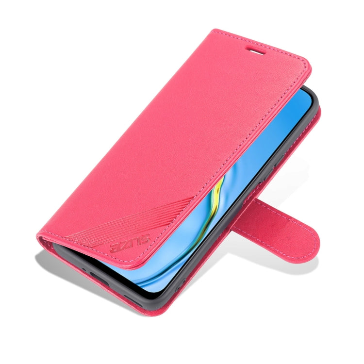 For Huawei Maimang 10 AZNS Sheepskin Texture Flip Leather Phone Case(Red)