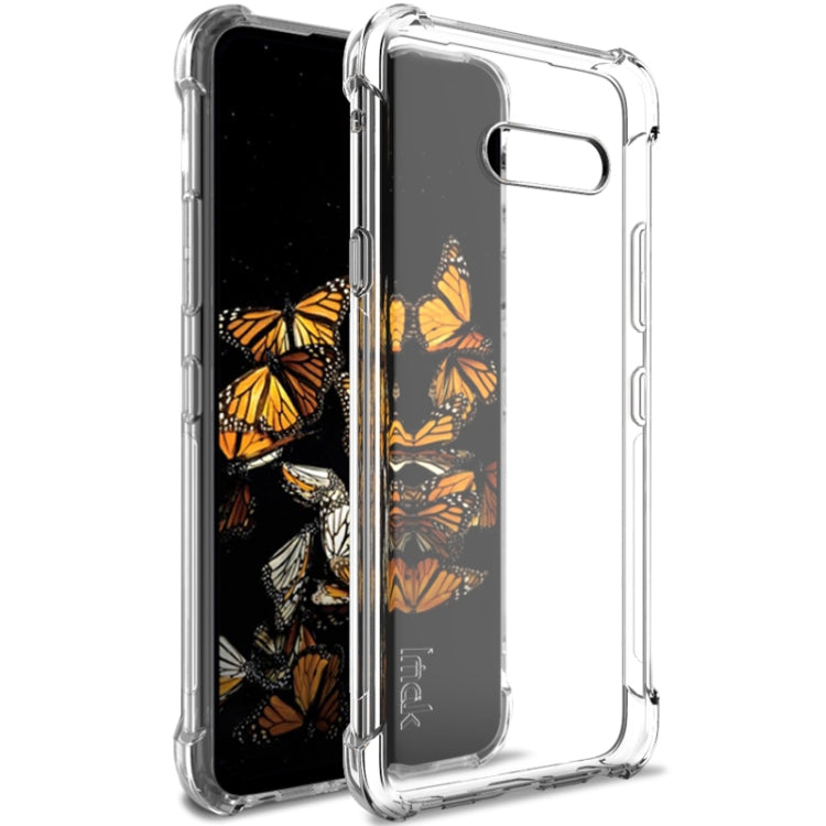 IMAK All-inclusive Shockproof Airbag TPU Case with Screen Protector, For LG G8X ThinQ / V50S ThinQ 5G