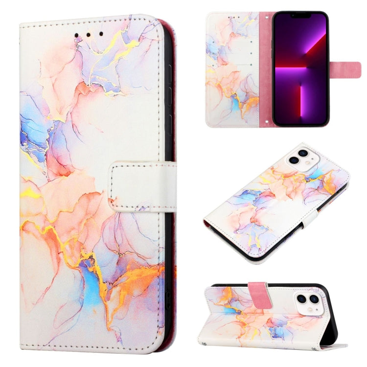 PT003 Marble Pattern Flip Leather Phone Case, For iPhone 12, For iPhone 12 Pro Max, For iPhone 11, For iPhone 11 Pro