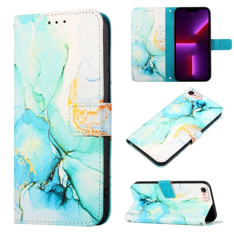 PT003 Marble Pattern Flip Leather Phone Case, For iPhone 11 Pro Max, For iPhone SE 2022 / SE 2020 / 8 / 7, For iPhone X / XS, For iPhone XS Max