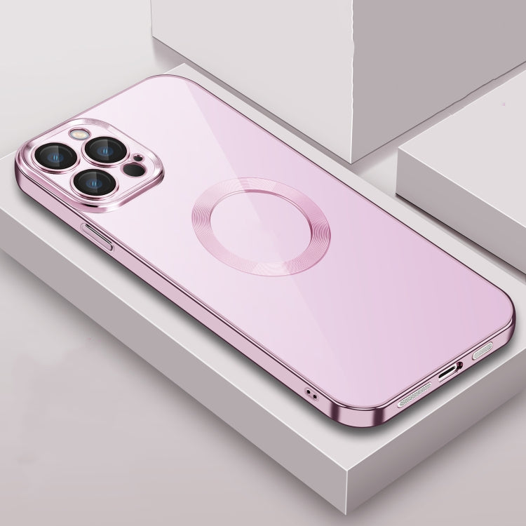 9D Electroplated Edge Len Film Clear PC + TPU Shockproof Case, For iPhone 13 Pro, For iPhone 13 Pro Max