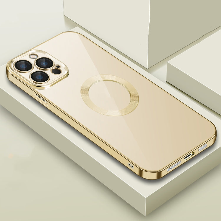 9D Electroplated Edge Len Film Clear PC + TPU Shockproof Case, For iPhone 13 Pro, For iPhone 13 Pro Max