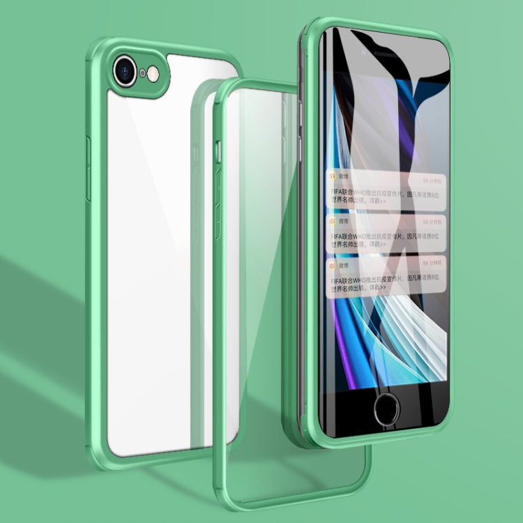Double-sided Glass TPU Phone Case, For iPhone SE 2022 / SE 2020 / 7 / 8