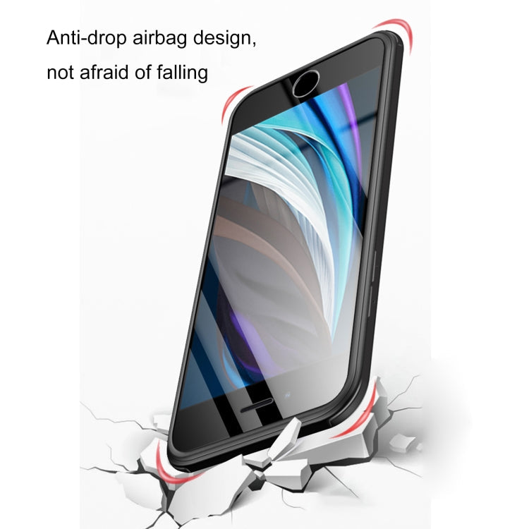 Double-sided Glass TPU Phone Case, For iPhone SE 2022 / SE 2020 / 7 / 8