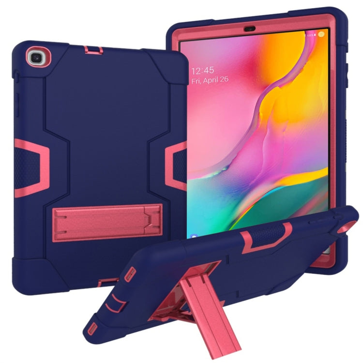Contrast Color Silicone + PC Combination Case with Holder, For Galaxy Tab A 10.1 (2019) T510, For iPad 10.2